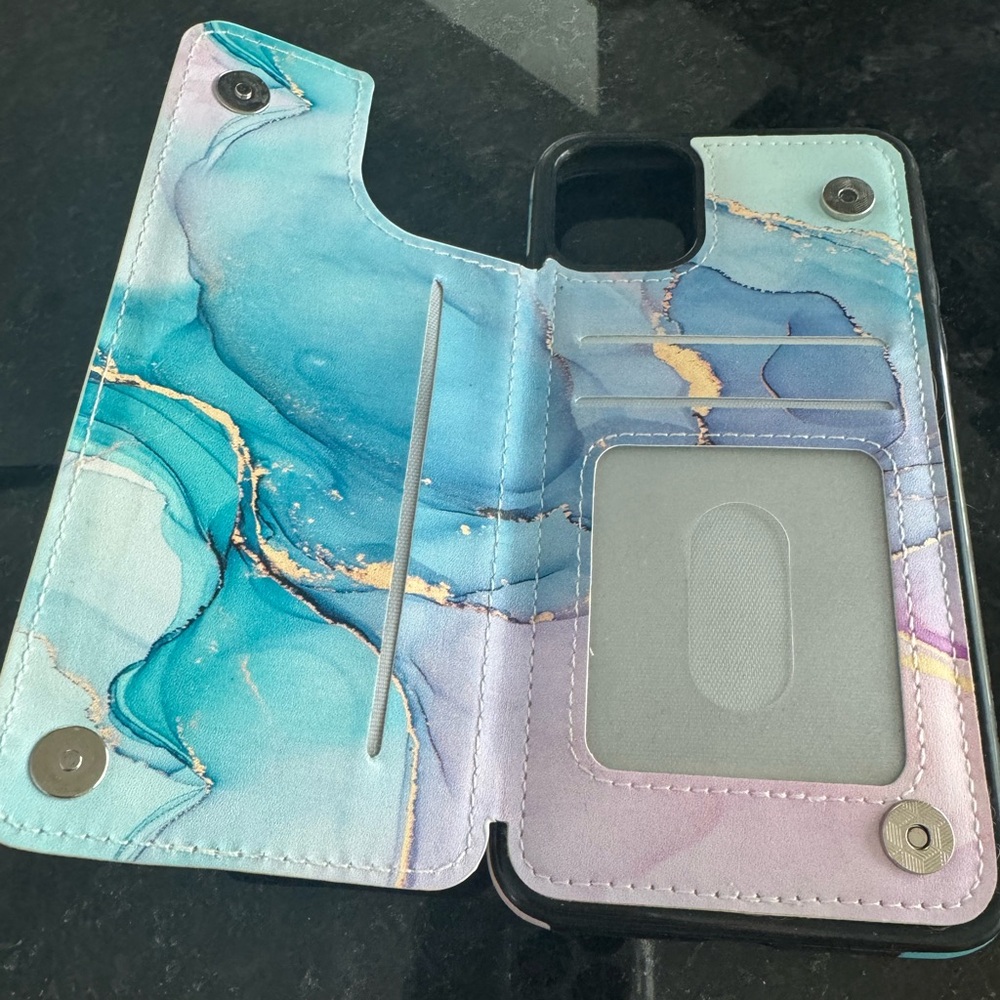 iPhone 11 Pro Max phone Wallet case with card holder